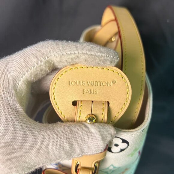 Louis Vuitton x TM Multicolor Monogram Shoulder Bag – White Canvas, Pre-Owned - Picture 5 of 16